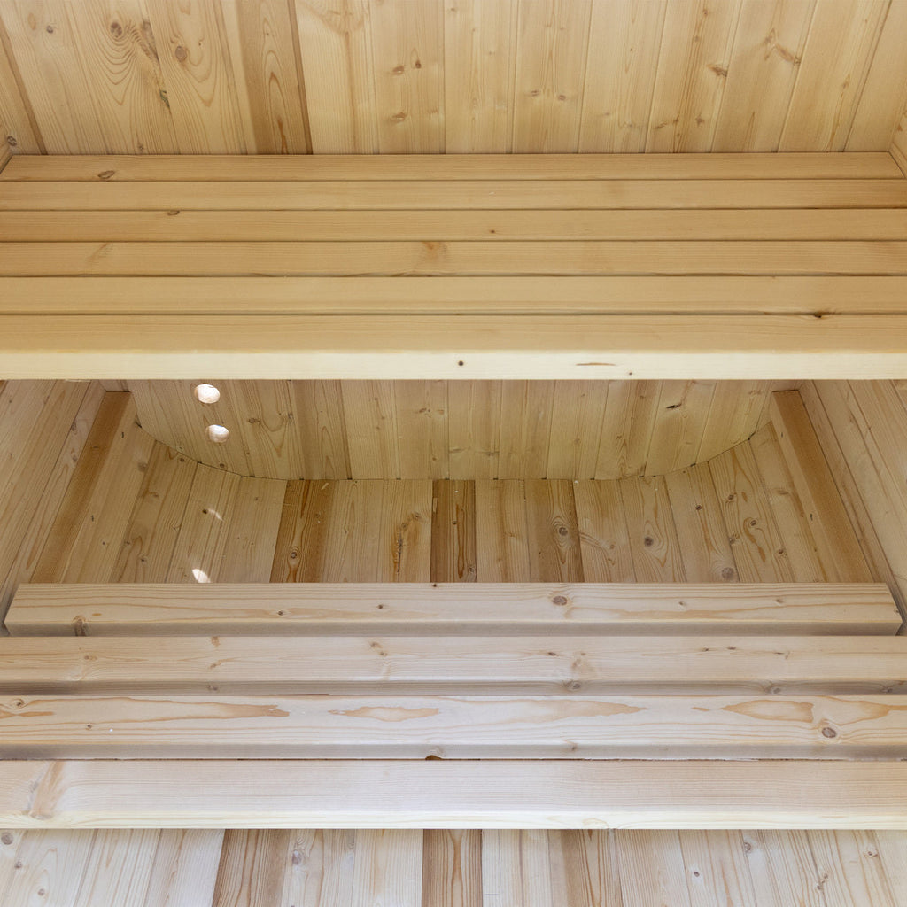 Auris 1 outdoor red cedar sauna, image 8 of 14